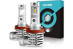 KOYOSO H11 LED Fendinebbia 110W 14000LM, H8/H9 Lampadine Luci Antinebbia, 12V 6000K Bianco