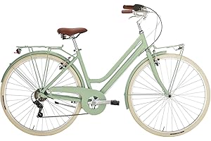 Alpina Bike Bonneville 6v, Bicicleta de Ciudad para Mujer, Menta Verde, 28"