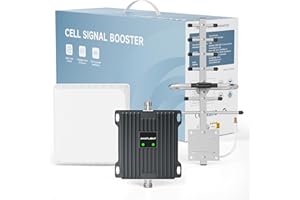 ANNTLENT Wzmacniacz odbioru telefonu komórkowego 4G LTE do pasma 20/7 wzmacniacz telefonii komórkowej 800 MHz 2600 MHz, mobilny wzmacniacz sygnału 4G wszystkie sieci Data Repeater T-Mobile, obsługa O2