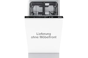 Gorenje GV583C10 Vollintegrierbarer Geschirrspüler, 45cm, 10 Maßgedecker, TotalDry automatische Türöffnung, ExtraHygiene, vollständiger Überlaufschutz, Spültemperatur bis 65°C