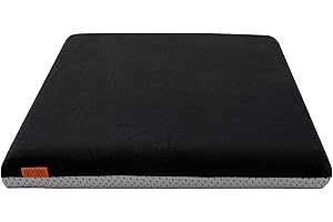 ‎DYNMC YOU Sitzkissen Stuhl 40x40 cm im 1er Set – Sitzkissen Outdoor mit Memory Foam -Sitzkissen für Indoor & Outdoor Nutzung – Mittelhart H3 Sitzpolster Gartenstuhl Balkon Terrasse – Garten Sitzpolster Schwarz