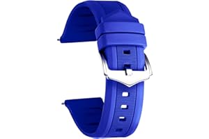 BINLUN Bransoletka do zegarka z gumy silikonowej Zastępuje inteligentną bransoletkę do zegarka dla kobiet Mężczyzna 5 kolorów (biały, czerwony, czarny, niebieski, pomarańczowy) 12 rozmiarów (12 mm, 14 mm, 16 mm, 18 mm, 19 mm, 20 mm, 21 mm, 22 mm, 23 mm, 24 mm, 26 mm, 28 mm)