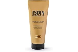 ISDIN Isdinceutics Essential Scrub 100G - Gel limpiador facial exfoliante que ayuda a disminuir la apariencia de los poros