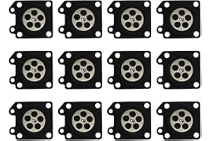 C·T·S Membrana di dosaggio carburatore per carburatore Walbro WA WT WYJ Series, sostituisce Walbro 95-526-8 (confezione da 12)