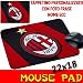 Produktbild Mauspad Maus Pad Individuelle Teams Fußball Trikot Milan Milan Wappen Logo Foto