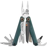 LEATHERMAN Wave Alpha &ccedil;oklu alet, Cascadia &ndash; MagnaCut &ccedil;elik bı&ccedil;ak, pense, tel kesici, s&uuml;r&uuml;c&uuml; ve makaslı ağır hizmet tipi 18'i