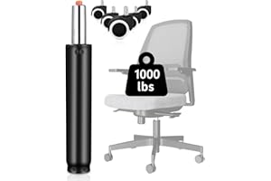 FAOKZE Gasdruckfeder Bürostuhl 275-410 mm, 450KG Belastbarkeit, 5 Rollen für Office Chair und Gaming Stuhl