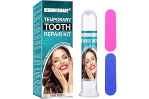 SEGMINISMART Kit de Dent provisoire Réparation, Kit de Réparation Dentaire Multifonctionnel Temporaire, la dent cassée manquante remplissante