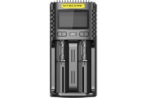 Dermacol DC Nitecore UM2 1500 mA Universal USB Battery Charger for Li-Ion/Ni-MH/Ni-Cd/IMR and Other Torch Batteries