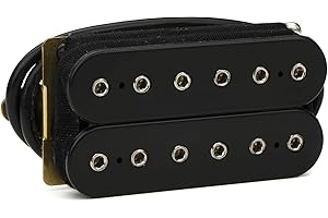 DiMarzio DP100BK Super Distortion Pastilla para Guitarra Eléctrica, F Spaced, Negro