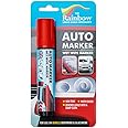 Orange Auto Marker - Removable Paint For Body Panels And Windscreens