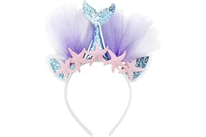 Cynosuretech Mermaid Headband - Mermaid Crown & Accessories for Women & Children