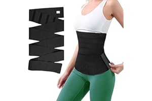 INPION Women Waist Trainer Belt Tummy Control Waist Trainer Tape Weight Loss Waist Trainer Tape Adjustable Waist Shaper Trimmer Women Lumbar Shaper Trimmer