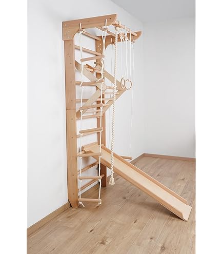 Gymnastics Ladder for Children and Adults (210 cm), Wooden