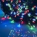 Produktbild Fletion Solarbetriebene Wasserdicht Outdoor Schnur-Licht Weihnachtslicht 72ft / 22m Lichterkette 200 LED mit 8 Blitzmodi Starry Neujahr Weihnachtsdekoration Blinklichter für Patio Gardens Haus Yard Fairy Lighting(Multicolor)