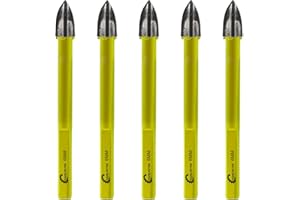 Masonry Carbide Drill Bits Set - 5pcs 6mm Tungsten Carbide Tip with Triangle Shank for Wood Plastic Masonry Ceramic Tile Concrete SANLEETEK