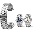 HAODEE 316L Stainless Steel WatchBand For Patek Philippe Nautilus 5711/5726 watch convex solid Steel men strap Accessories 25mm