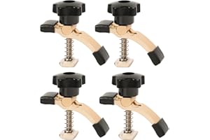 LUNYEE 4 Stück T-Track Mini-Halteklammer, CNC-Fräsklemme für Holz- und Metallbearbeitung, kompatibel mit 3018-PRO MAX/3018 PRO ULTRA, 6,3 cm L x 2,3 cm B x 6,1 cm H