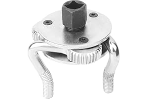 OBQcare Ölfilterschlüssel Ölfilterspinne 3-armig Ölfilter-Entfernungswerkzeug für Ölfilter Ø 43mm bis 102mm Universell Einstellbar Rutschfest zum Ausbau von Filter und Filterkartuschen