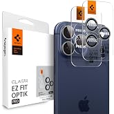 Spigen iPhone 17 Pro/Pro Max /16 Pro/Pro Max ile Uyumlu Kolay Kurulum Kamera Lens Camı Koruyucu GLAS.tR EZ Fit Optik Pro (2 A