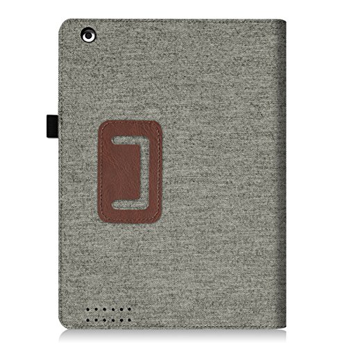 Fintie Apple iPad mini 1 / 2 / 3 Hülle – Slim Fit Foilo Kunstleder Schutzhülle Tasche Etui Case Smart Cover mit Auto Schlaf / Wach, Standfunktion für iPad mini 3 / 2 / 1, Denim grau - 5