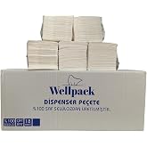 Wellpack Dispenser Masa &uuml;st&uuml; Pe&ccedil;etelik i&ccedil;in,%100 Saf Sel&uuml;loz, 18 Paket, &Ccedil;ift Katlı