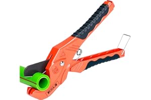 AIRAJ Plastic Pipe Cutter, PVC Pipe Cutter for Cutting Outer Diameter Up to 33 mm PEX, PVC and PPR Plastic Pipe, High Quality Pipe Cutters for Home, Maintenance Workers