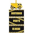 WoW Party Studio Construction Theme Happy Birthday Decorations Door/Welcome Banner - 3ft Ht