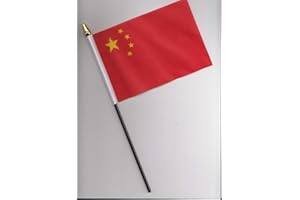 1000 FLAGS China Hand Flag 25cm