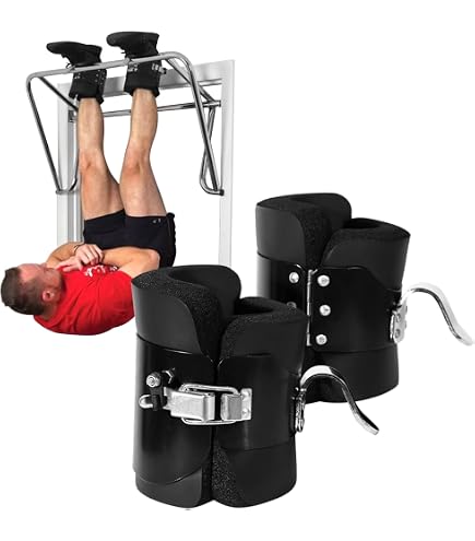 Zukam Bottes d'inversion anti-gravité pour abdominaux, barre abdominale