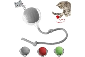 LYOVEU Mimi Juguete Gatos,Interactive Cat Toy Ball,Cat Toys,Pet Smart Rolling Ball,Electric Cat Toy Ball,Self-Entertainment Cat Ball, Indoor Cat Toys,Cat Balls for Playing and Interaction, Cat Lovers