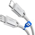 Digitalkey Cavo USB Con Connettori A 90°, Nylon Intrecciato, 1 Metro, Carica Veloce 2.4A E Sync, Scelta USB-C O Micro-USB