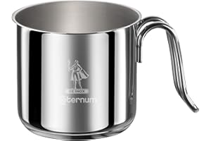 Aeternum Bollilatte, Acciaio Inox, Adatto anche all'induzione, diametro 12 cm, La Divina