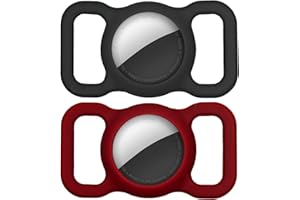 Sichy Pet Silicone Protective Case for Apple Airtag GPS Finder Dog Cat Collar Loop, Pet Loop Holder for Air_tag, for Apple Locator Tracker Anti-Lost Device