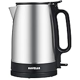 Havells Vesta Electric Kettle| Large 1.7L| 2000 Watts| 360° Cordless Control| Wide Mouth for Easy Use|Triple Safety Protection | Premium SS Body| 1Yr Door Step Warranty by Havells