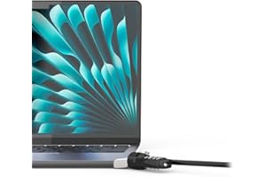Compulocks - Blocco MacBook Air The Ledge - MacBook Air M2 e M3 – T-Slot Ledge con serratura a combinazione e cavo di sicurezza