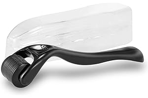 ANSELF 1 Bartroller, Bartpflege Kit Bart Roller für Herren Vatertagsgeschenk Bartwachstum Schnurrbart Pflege Kit Gesichtsfalten Haar nachwachsen Verlust Dehnungsstreifen Kit Herren Geschenke