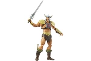 Masters Of The Universe Eternia He-Man vikingo Figura de acción de juguete (Mattel HDR37)