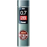 Pentel Mekanik Kurşun Kalem Ucu, 40 Adet, 0.7 mm, 2B