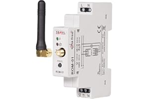 Intelligent kabellos modern energiesparend sorgfältig verarbeitet klein universelles Multitasking zuverlässig mit großer Reichweite hochwertiger Funk modularer Empfänger 1-Kanal ROM-01 Exta Free Zamel