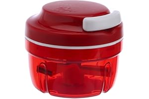 Tupperware Hooriyas 251 Smart Chopper - Rouge - 300 ml - Hachoir alimentaire manuel - Facile à utiliser et à nettoyer