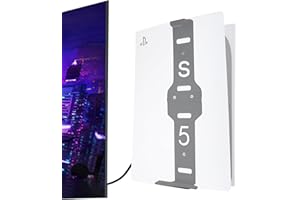 AFANSO Wall Mount for PS5, PS5 Holder PS5 Wall Mount Vertical Stand for PS5 (Disc and Digital), Stealth Mount Iron Holder