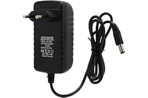 Sonew Zasilacz 12V 3A, Uniwersalny Transformator Zasilający do Monitora, Izolacja Prądu Stałego Funkcje Adapter Wtyczka EU 100‑240V