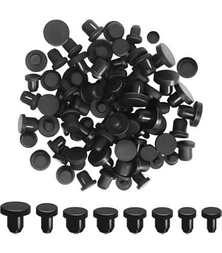 Lot De 18 Bouchons En Caoutchouc De Silicone Souple Et Flexible Pour