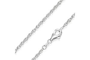 MATERIA BY MATTHIAS WAGNER MATERIA Doppel Ankerkette Silber 925-2mm Damen Halskette ohne Anhänger 40-70cm im Etui #K41