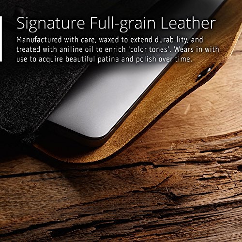 Understated MacBook Air & Pro Retina Sleeve für 13 Zoll, brown - 5