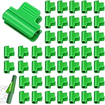 24 Clip Per Serre - Fissaggio Teli Per Tubi &Oslash;16-17mm | Vento Forte