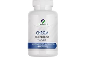 MEDFUTURE Chrom Chrompicolinat Schlankheitsstoffwechsel 120 Tabletten