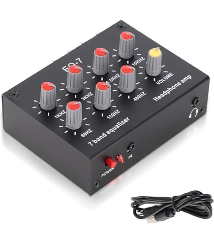 Ronyme Equalizzatore A 9 Bande Anteriore Posteriore + Uscita Sub Chip DSP 12V DC 9 Bande Di Equalizzazione EQ Controllo Tono Stereo Per Auto Equalizzatore - 4