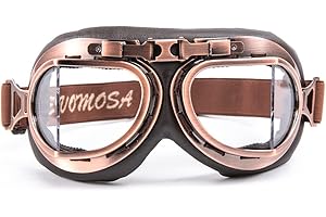 evomosa Gafas protectoras de moto retro a prueba de viento y arena café de motocicletas carreras gafas ATV